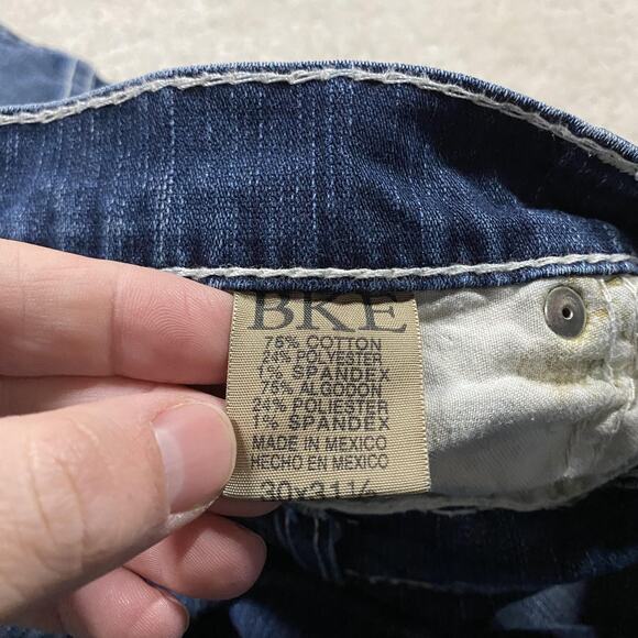 Y2K BKE Drew Boot Jeans Womens 30 Medium Wash Bootcut Stretch Denim Embellished - Picture 5 of 11